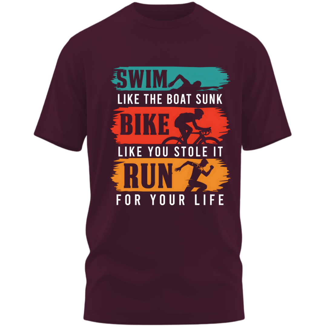 Triathlete's Anthem: Swim, Ride, Run Classic T-Shirt