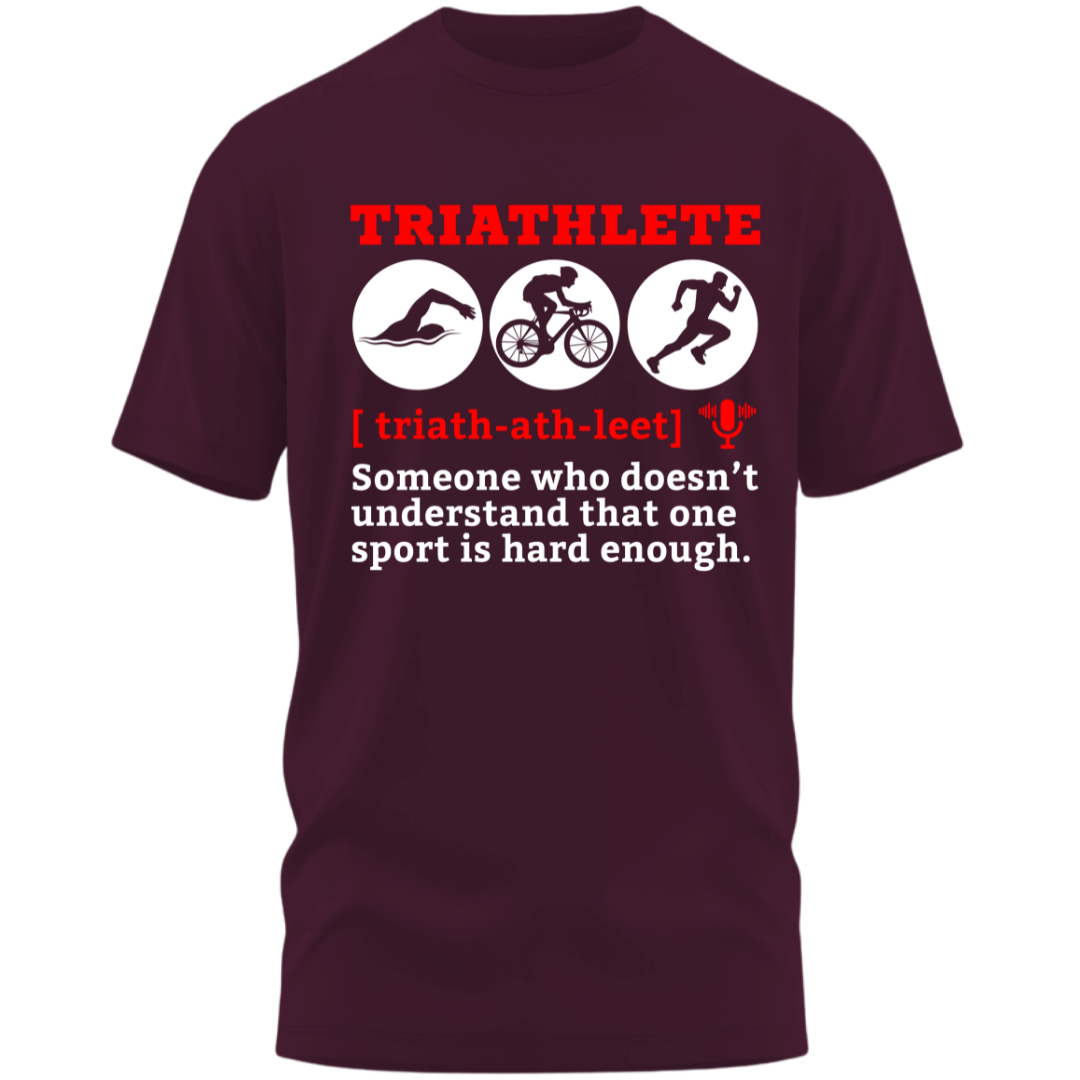 Triathlete's Wisdom Classic Black T-Shirt