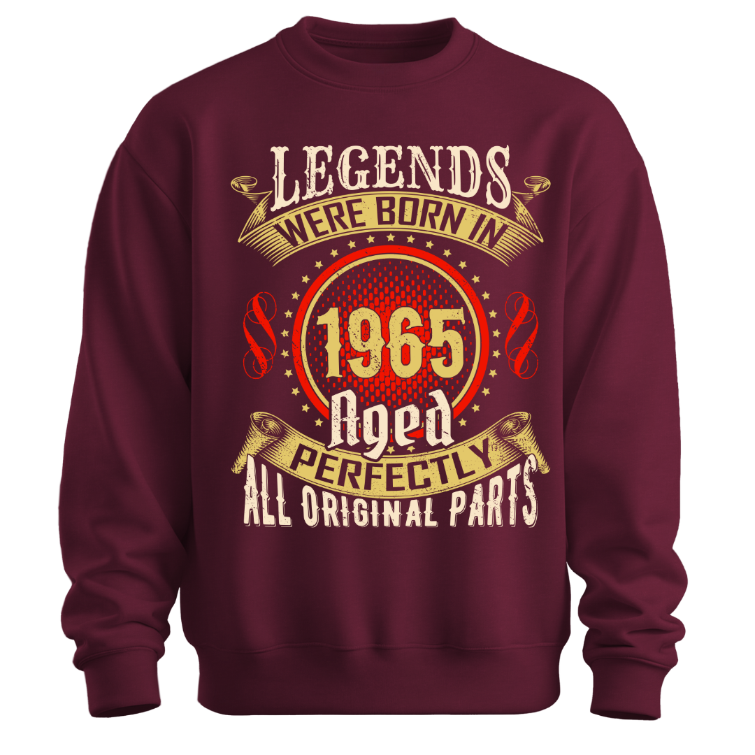 Legends Were Born in 1965 Classic Unisex Sweatshirt