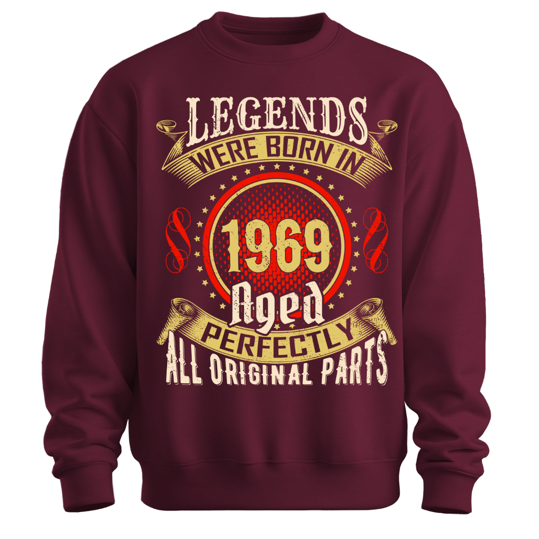 Legends Were Born in 1969 Classic Unisex Sweatshirt