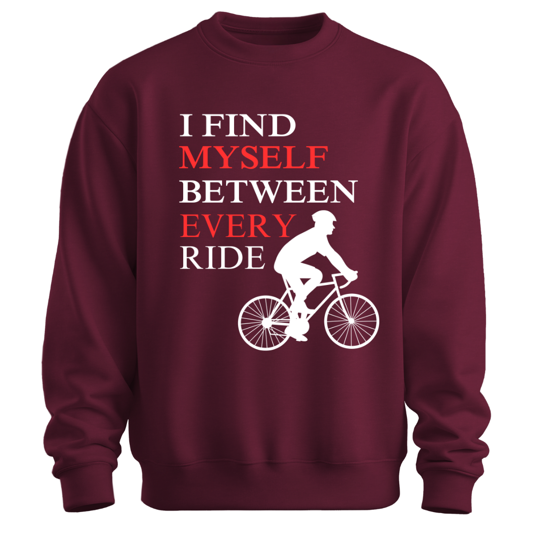 Cyclng: Between Rides, I Find Myself Classic Unisex Sweatshirt