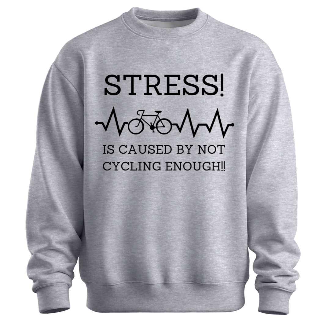 Cycling: Pedal Away Stress Classic Unisex Sweatshirt