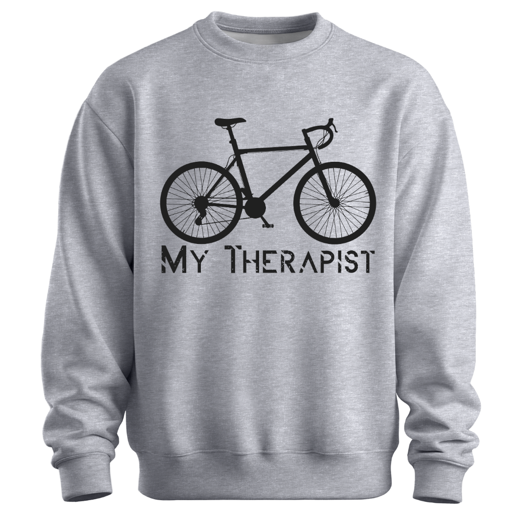 Cycling: My Therapist Classic Unisex Sweatshirt
