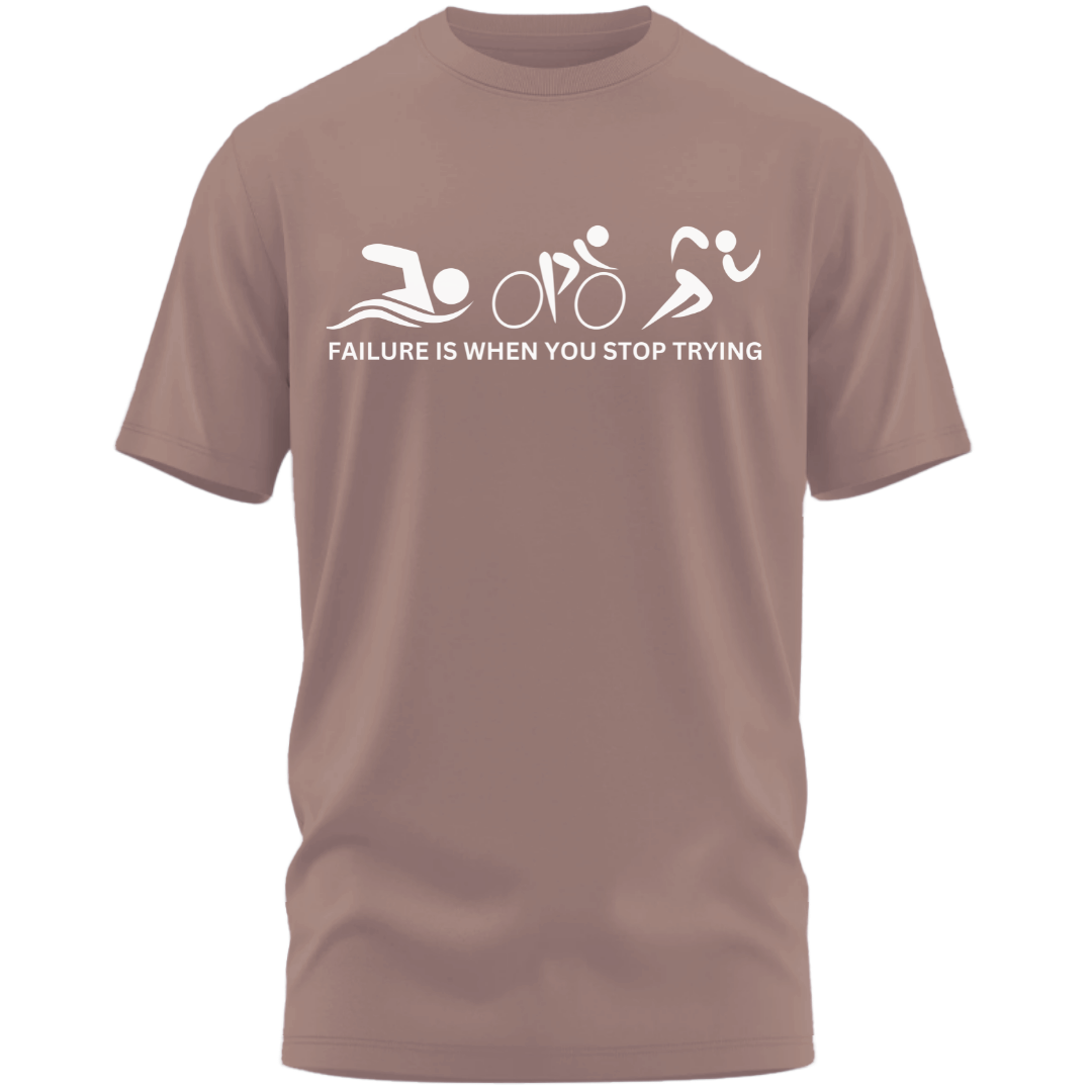 Triathlete: Failure is When You Stop Trying Classic T-Shirt