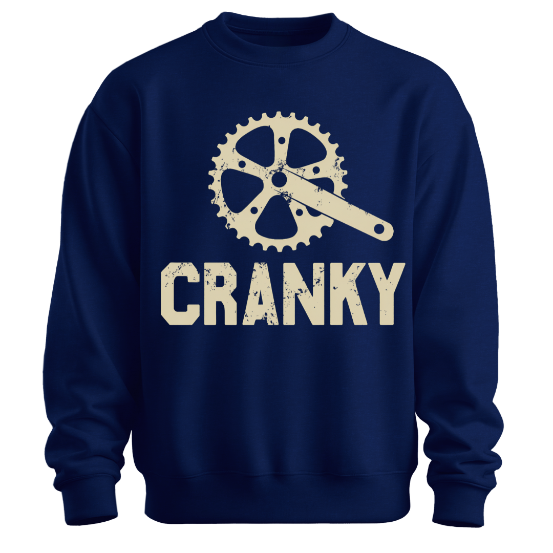 Cycling: Cranky Funny Classic Unisex Sweatshirt