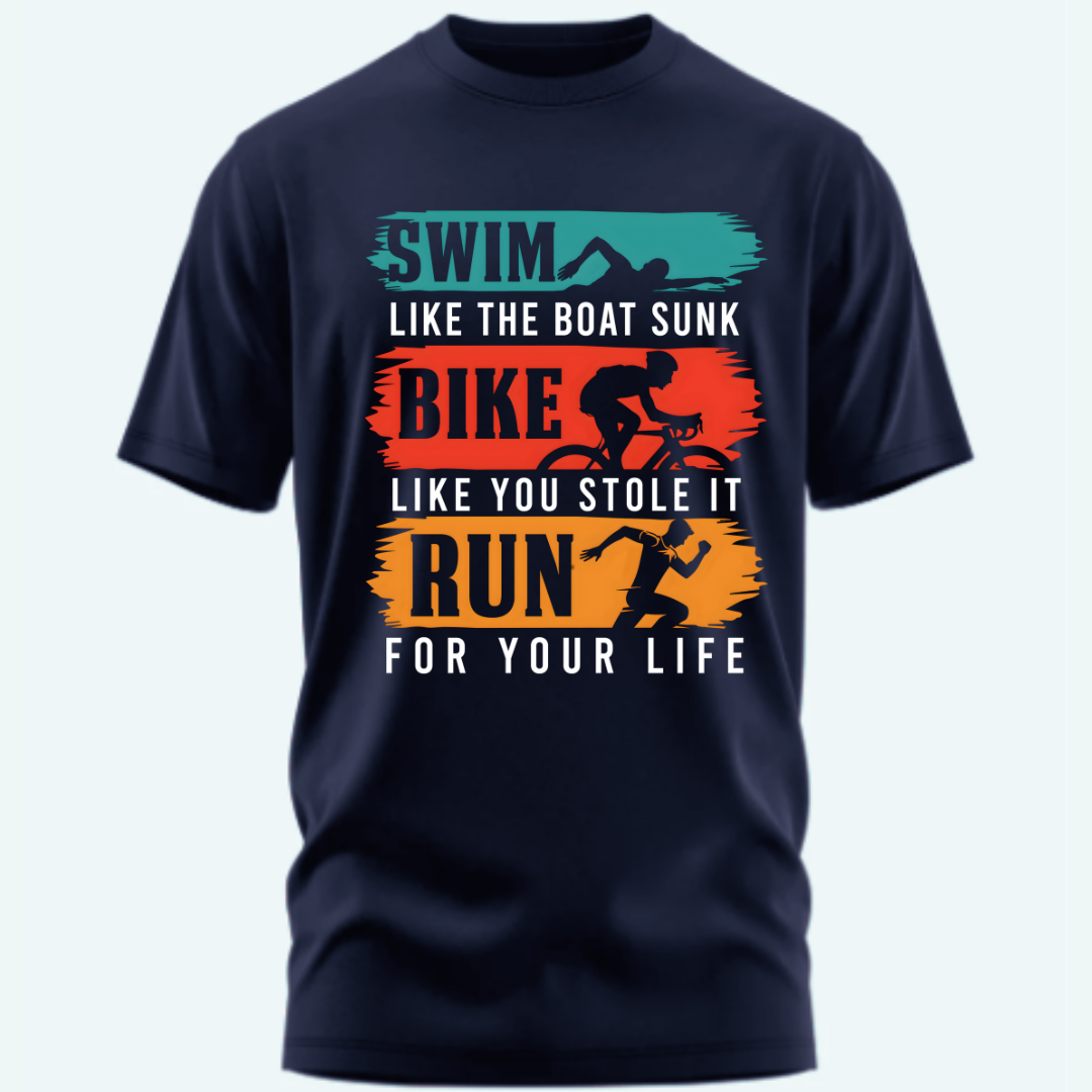 Triathlete's Anthem: Swim, Ride, Run Classic T-Shirt