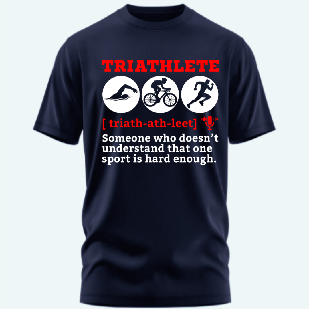 Triathlete's Wisdom Classic Black T-Shirt