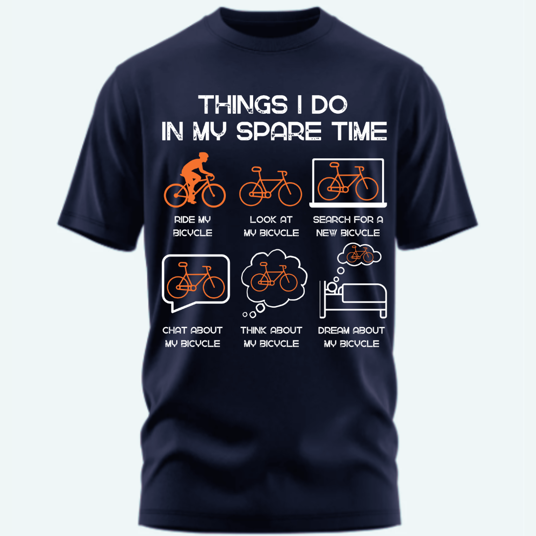 Cycling: Things I Do In My Spare Time Funny classic T-Shirt