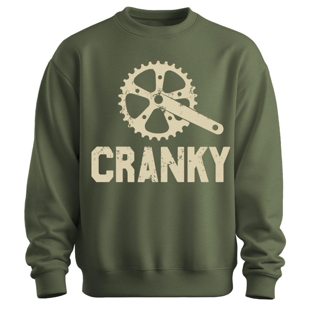 Cycling: Cranky Funny Classic Unisex Sweatshirt