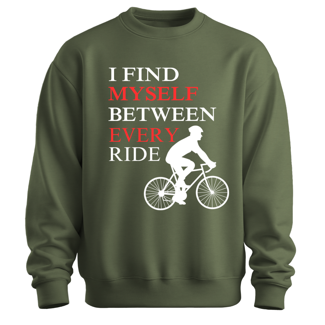 Cyclng: Between Rides, I Find Myself Classic Unisex Sweatshirt