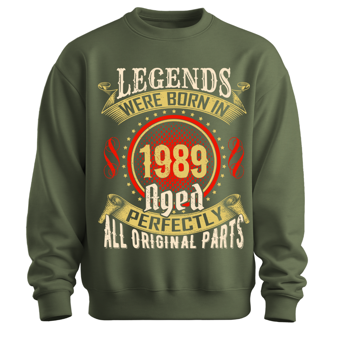 Legends were Born in 1989 Classic Unisex Sweatshirt