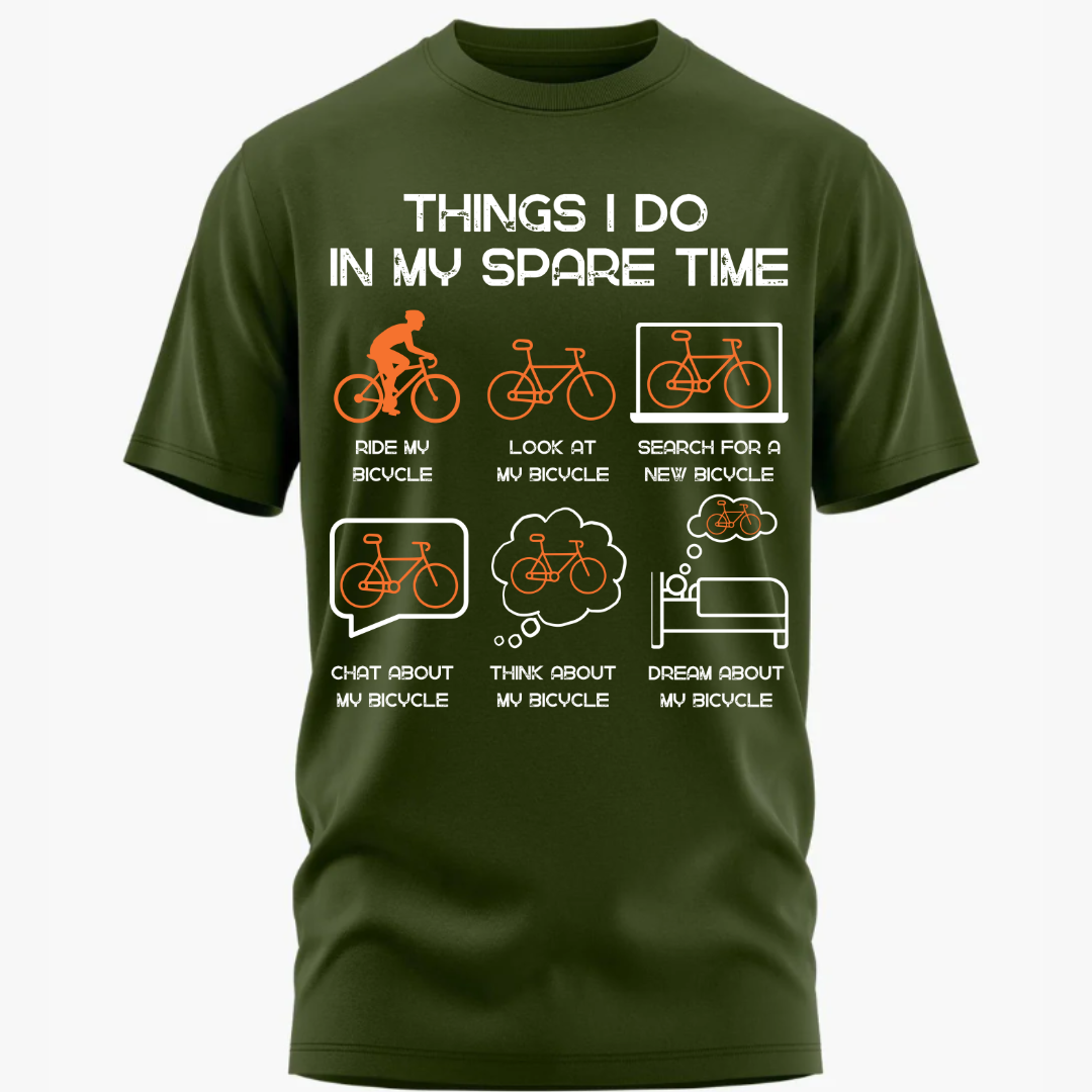 Cycling: Things I Do In My Spare Time Funny classic T-Shirt