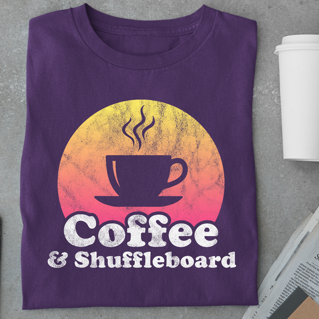 Coffee: And Shuffleboard Unisex Classic T-Shirt