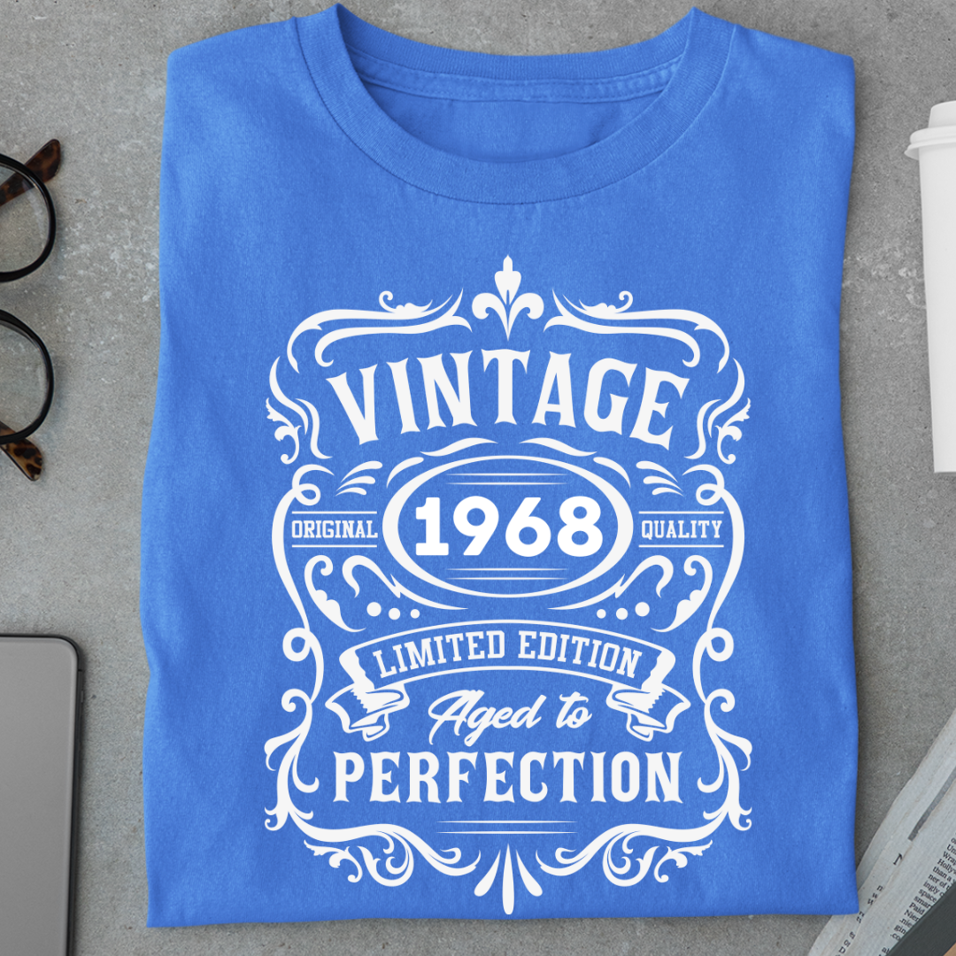 Birthday:Vintage 1968, Aged To Perfection Classic T-Shirt