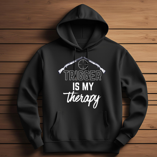 Shooting: Trigger Is My Therapy Unisex Classic Pullover Hoodie