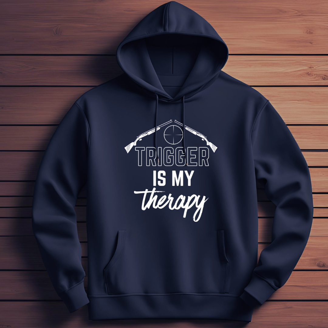 Shooting: Trigger Is My Therapy Unisex Classic Pullover Hoodie