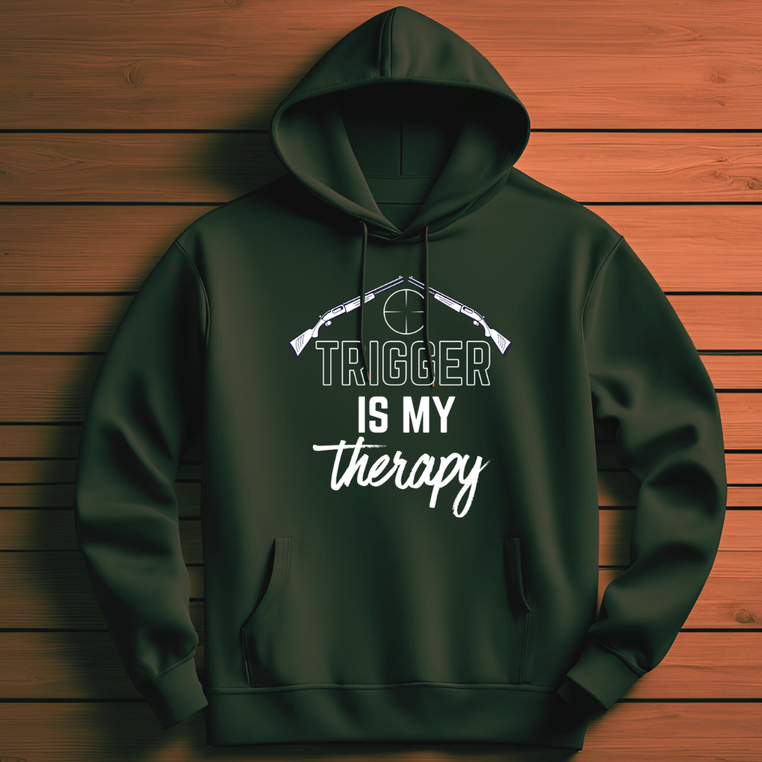 Shooting: Trigger Is My Therapy Unisex Classic Pullover Hoodie