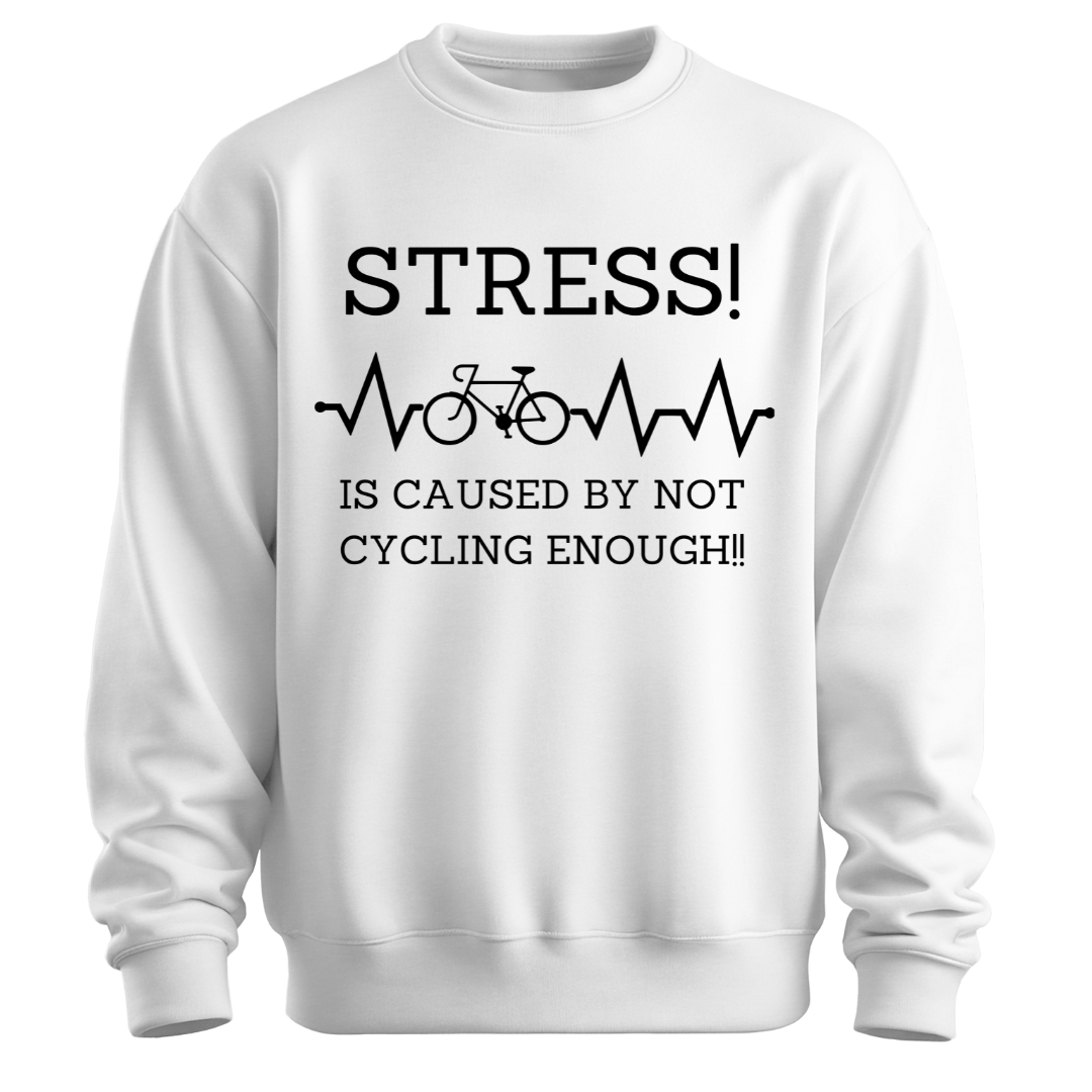 Cycling: Pedal Away Stress Classic Unisex Sweatshirt