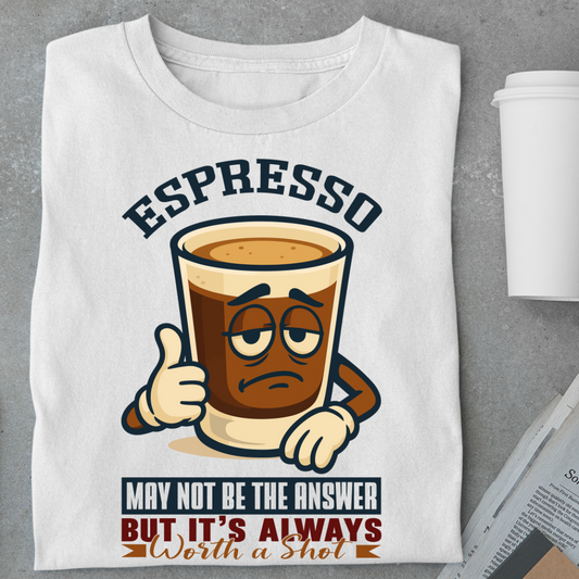 Espresso: Shot of Sanity, Every Time Unisex Classic T-Shirt