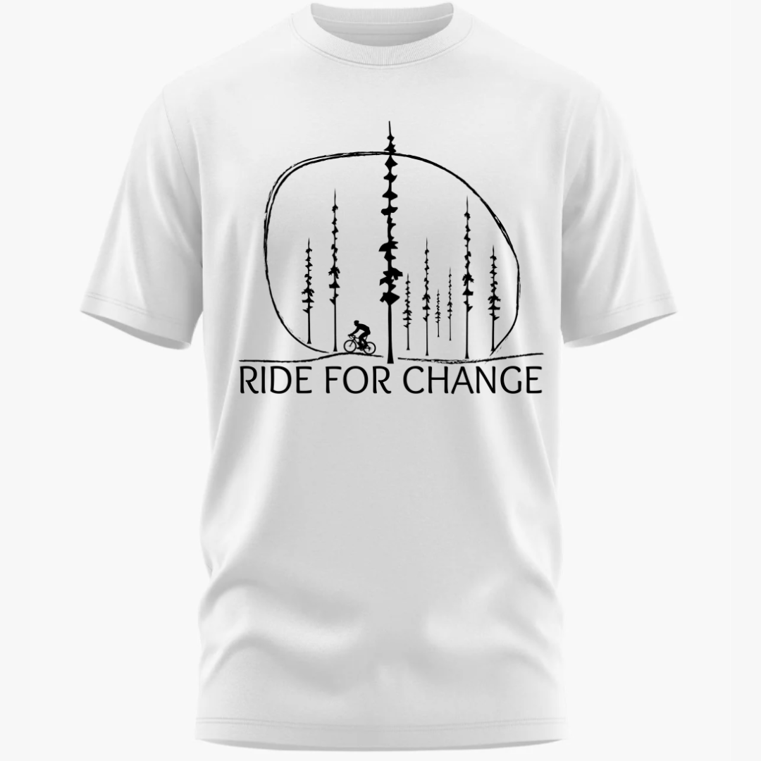 Cycling: Ride For Change Classic White T-Shirt