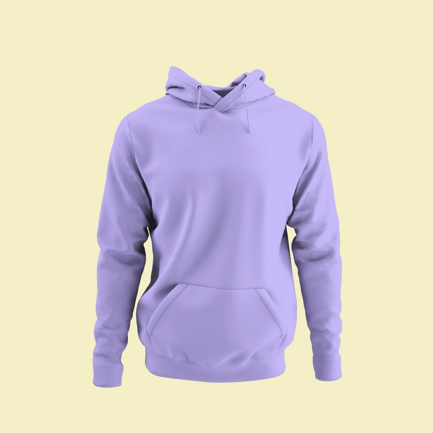 Solid lavender Unisex Regular hoodie