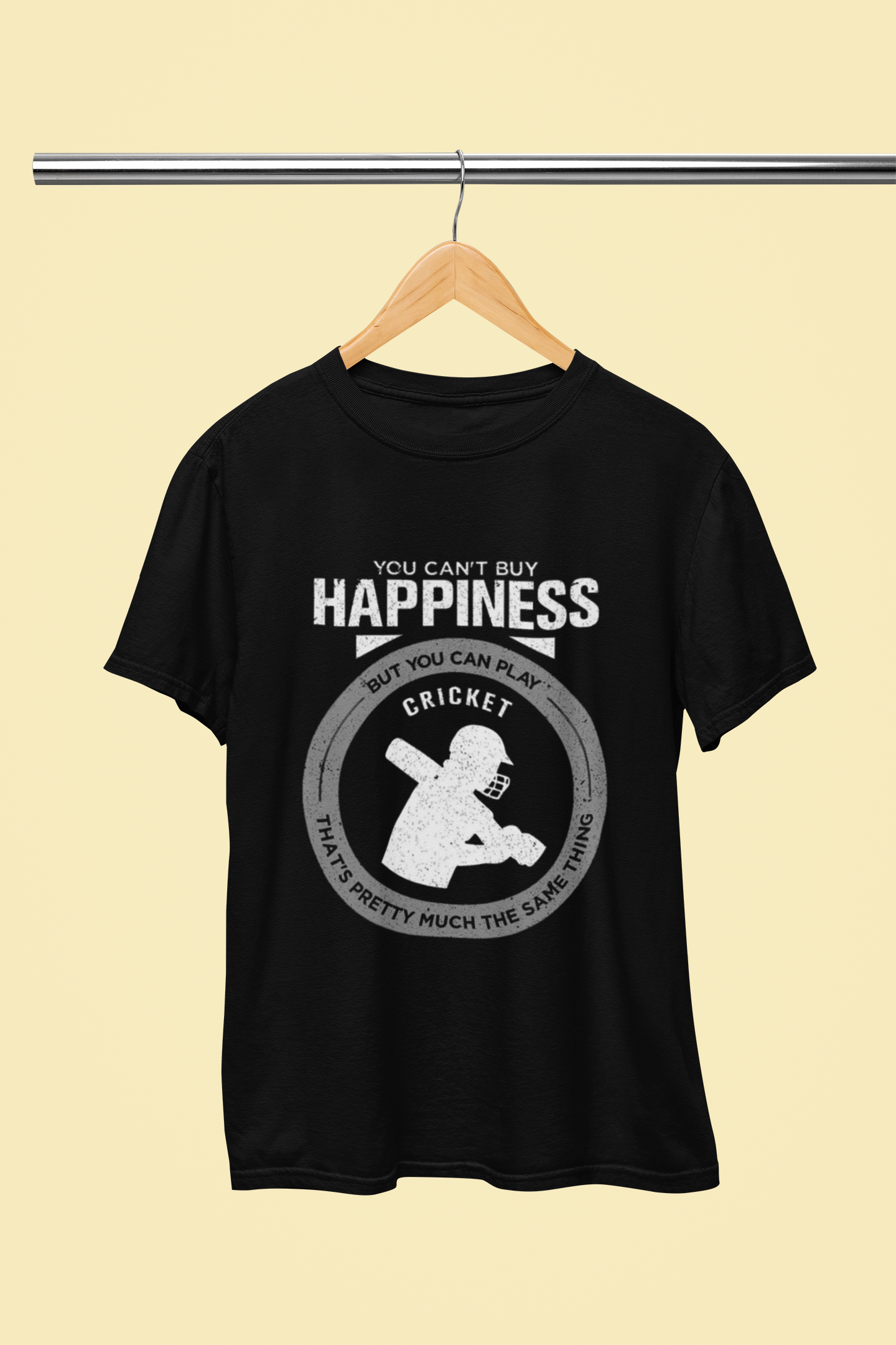 Cricket: Can't Buy Happiness, But You Can Play Cricket T-Shirt