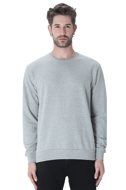 Melange Grey Unisex Winter SweatShirt